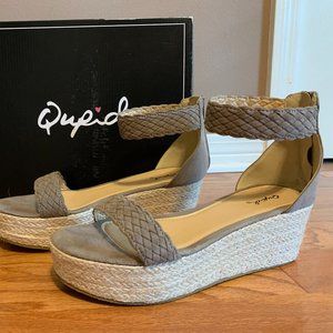 Qupid Benson-02 Espadrille Wedge
